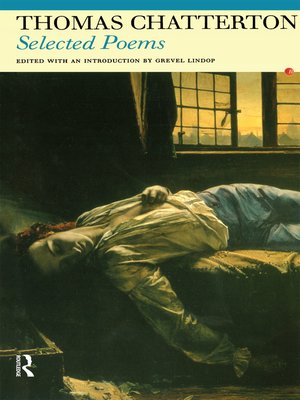 cover image of Selected Poems of Thomas Chatterton